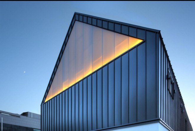 One Roof House, South Korea, pitched roof, natural lighting, natural ventilation, South Korea, skylights, family house, mlnp architects, playground, green library