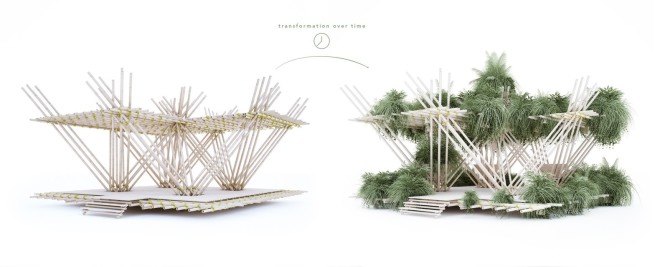 penda architects, penda design, sustainable design, sustainable architecture, bamboo buildings, bamboo architecture, renewable cities, bamboo city, Beijing Design Week, china architecture, austria architecture