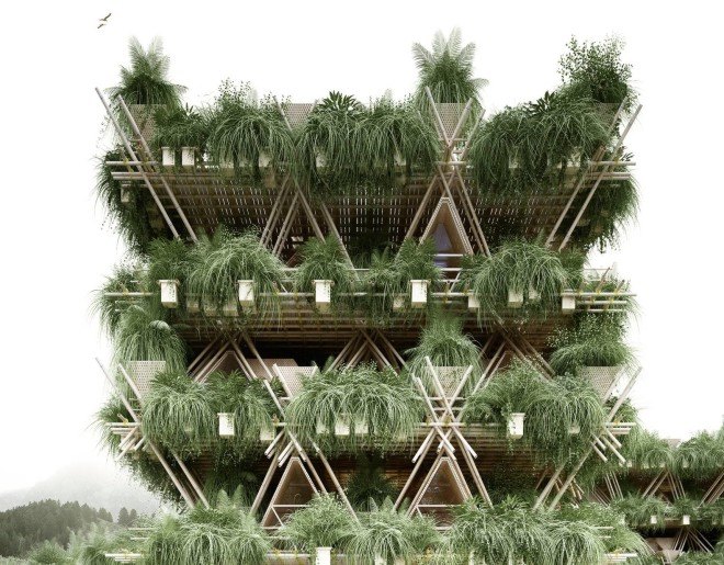penda architects, penda design, sustainable design, sustainable architecture, bamboo buildings, bamboo architecture, renewable cities, bamboo city, Beijing Design Week, china architecture, austria architecture