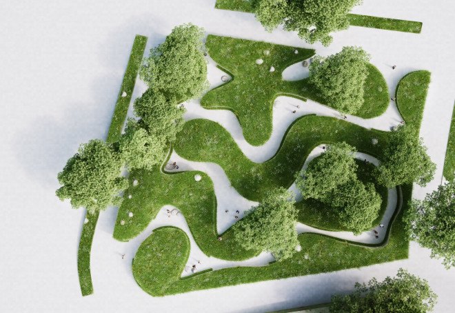 penda, where the river runs, garden expo 2015, wuhan garden expo, china garden expo, panda garden expo, green installation, green exhibit