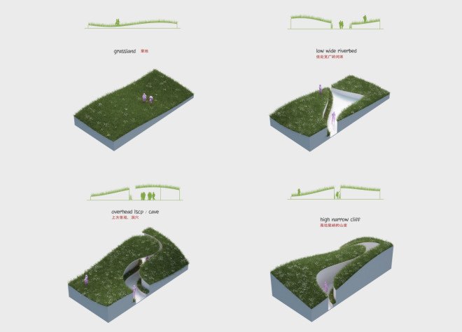 penda, where the river runs, garden expo 2015, wuhan garden expo, china garden expo, panda garden expo, green installation, green exhibit