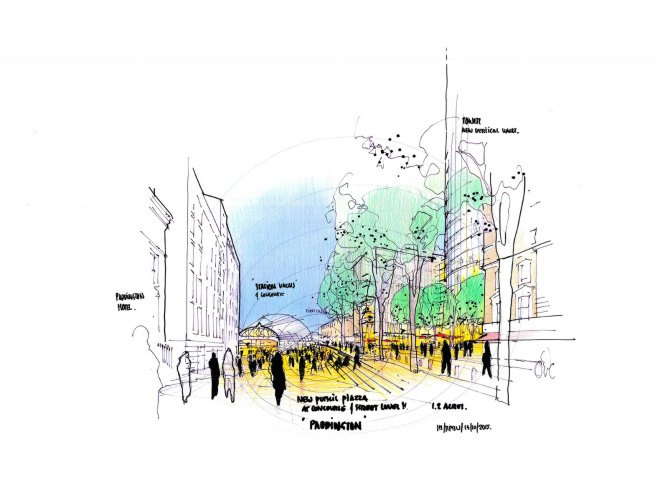 Renzo Piano, London, The Shard, tower, green tower, railway station, Paddington, UK architecture, highrise design