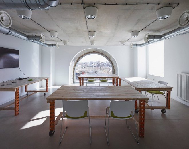 CAAU, Rigot Stalars, French architects, green renovation, wooden structure, nursery, office building, green extension, green architecture, natural lighting, recycled materials