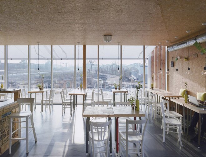CAAU, Rigot Stalars, French architects, green renovation, wooden structure, nursery, office building, green extension, green architecture, natural lighting, recycled materials