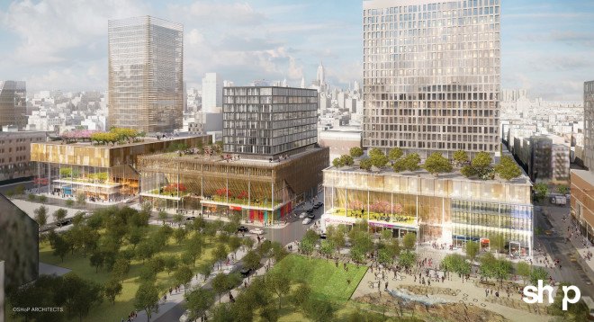 green design, eco design, sustainable design, SHoP Architects, Essex Crossing, SPURA, The Market Line, Markets New York City