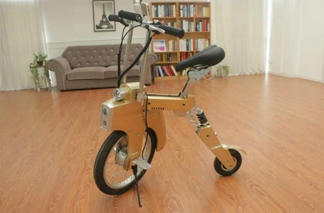 SitGo, SitGo bicycle, electric bicycle, ebike, electric bike, SitGo foldable bike, foldable bike, charging electric bike, green transportation, bicycles, bikes, reader submission, kickstarter