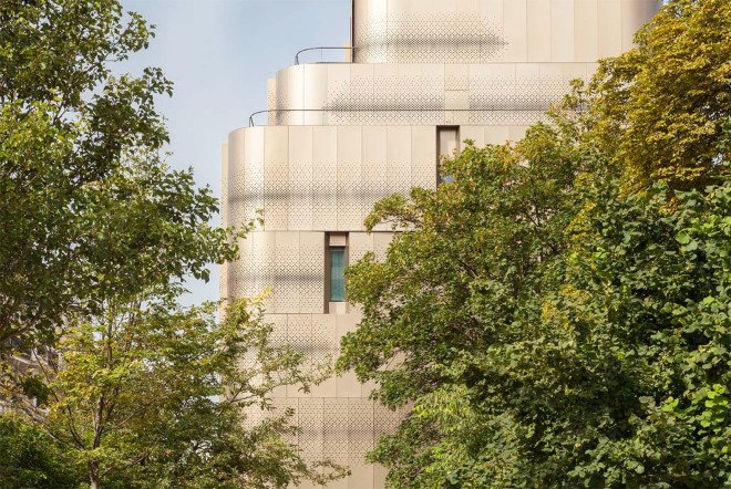 Vib Architecture, green renovation, Paris, student housing, green architecture, courtyard, garden, common spaces, public spaces, nursery, aluminium