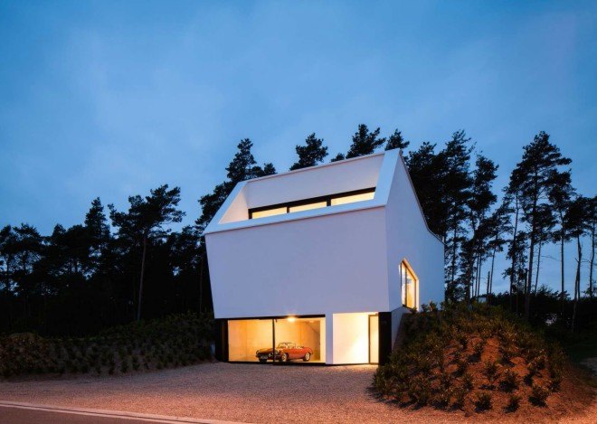 Studio 59, Folding House, small houses, architecture, belgium design, belgium home design, Valerie Van de Put, interior design, doorless houses, green design, belgium interior design, asymmetric design, asymmetrical homes
