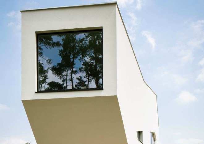 Studio 59, Folding House, small houses, architecture, belgium design, belgium home design, Valerie Van de Put, interior design, doorless houses, green design, belgium interior design, asymmetric design, asymmetrical homes