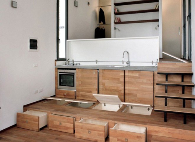 Studioata, tiny home in Turin, mountain homes, architecture, italian tiny homes, italian architecture, italian tiny home, tiny home movement, compact spaces, space saving ideas, space saving design, compact home design, turin home design, green design, sustainable design, minimalist design, minimalist homes