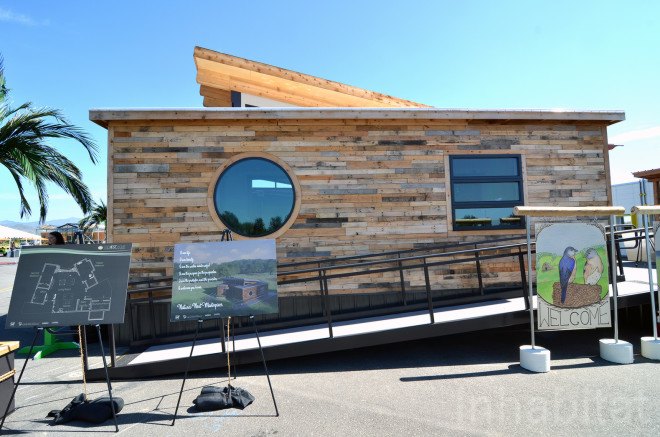 The Nest Home, Missouri University, Solar Decathlon, solar design, solar power, photovoltaics, net-zero house, shipping containers, shipping pallets, reused materials, reclaimed meterials, green architecture, affordable housing, green lighting, greywater reuse