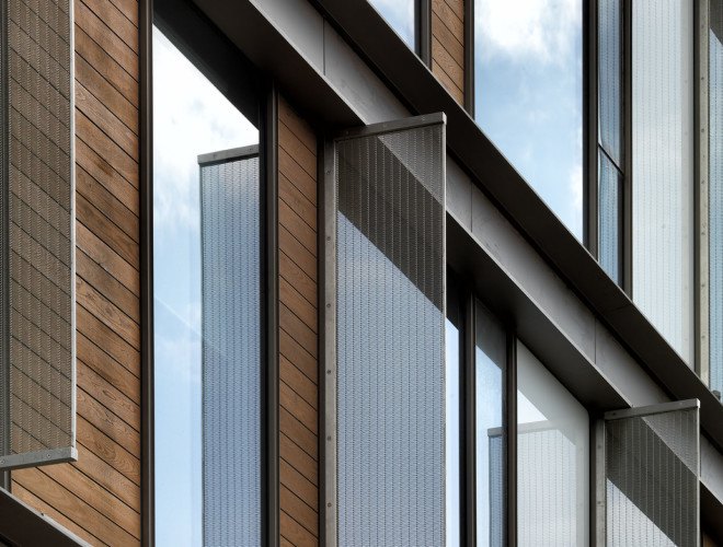 Rönesans Mecidiyeköy Office, MuuM Architects, office building, sustainable features, green architecture, Instanbul, Turkey, modular facade, rainwater collection, natural ventilation