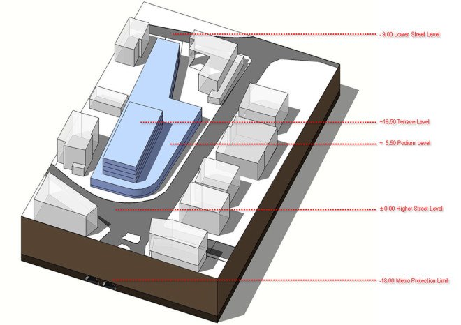 Rönesans Mecidiyeköy Office, MuuM Architects, office building, sustainable features, green architecture, Instanbul, Turkey, modular facade, rainwater collection, natural ventilation
