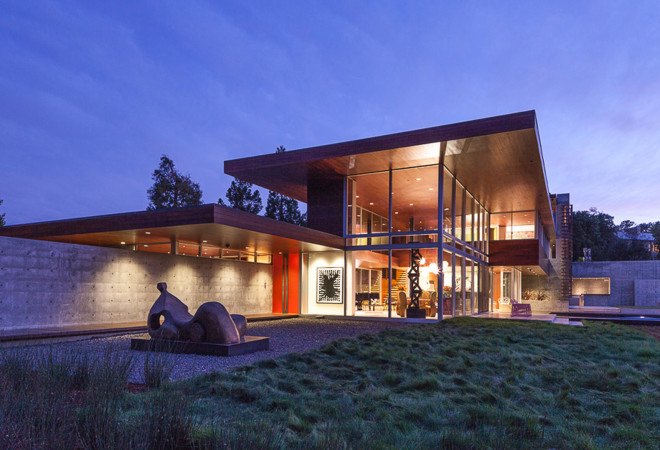 Vidalakis Residence, Swatt Miers Architects, swimming pool, natural materials, residential architecture, natural light, wooden frames, natural ventilation, green envelope, double-height spaces, daylit spaces