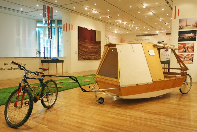Water Bed, London Design Festival, London Design Week, Water Bed by Daniel Durnin, mobile architecture, SustainRCA 2015, SustainRCA, Royal College of Arts, mobile shelter, mobile design,