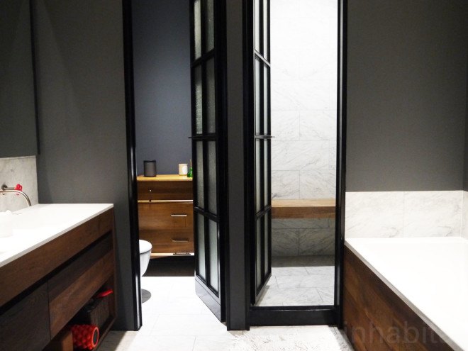 bathroom design, loft interior design, home renovations, green renovations, green design, green architecture, NY apartment design, NYC home tour, RAAD Architects
