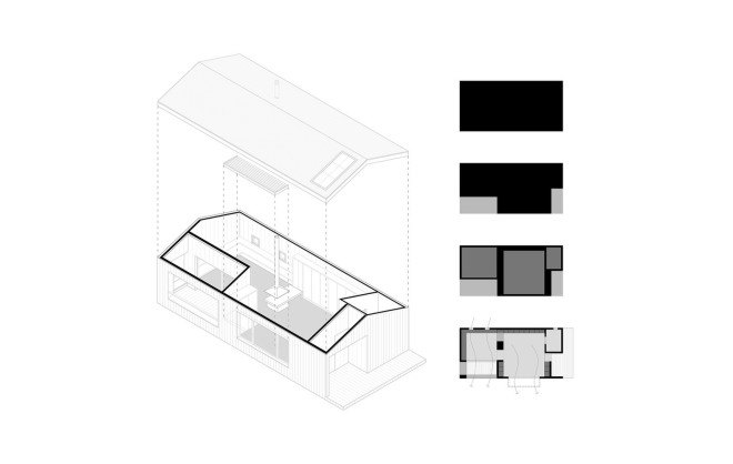 Wood Studio House Madera, DOM Arquitectura, wooden structure, passive house, rainwater harvesting, irrigation, green architecture, solar design, prefab, Barcelona, Spain