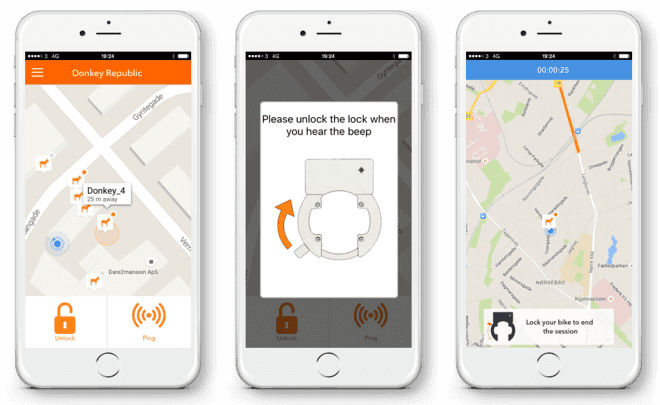 Donkey Republic, Airdonkey, bike rental, bicycle rental, bike app, bicycle app, biking, bike riding, bicycling, bike sharing, bicycle sharing, green technology, green transportation