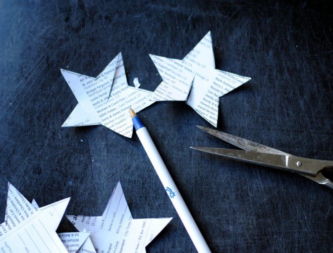 craft, DIY, how-to, paper, recycled, eco, Christmas, holiday, decor, decoration, paper