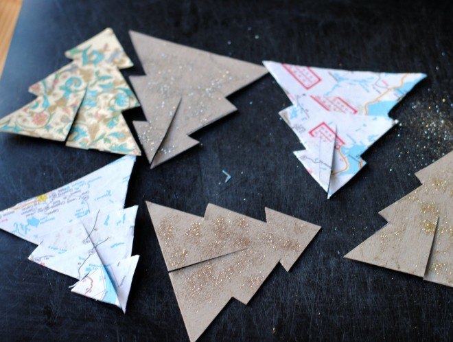 craft, DIY, how-to, paper, recycled, eco, Christmas, holiday, decor, decoration, paper