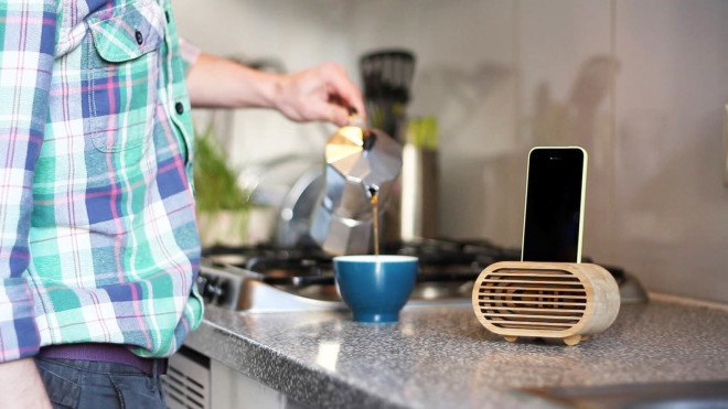 Amplio, bamboo speaker, electricity free speaker, speaker, smartphone speaker, bamboo design, sustainable speaker, reader submission, green tech