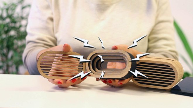 Amplio, bamboo speaker, electricity free speaker, speaker, smartphone speaker, bamboo design, sustainable speaker, reader submission, green tech
