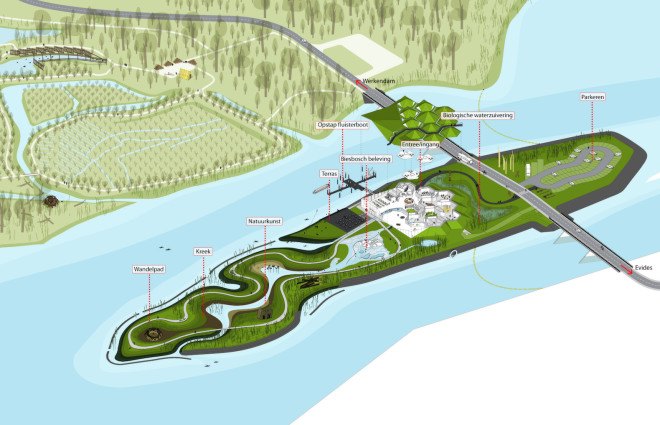 Biesbosch, Studio Marco Vermeulen, Biesbosch Museum, Biesbosch Museum by Studio Marco Vermeulen, Noordwaard, museum design, green roof, renovation, Werkendam, pyramid architecture