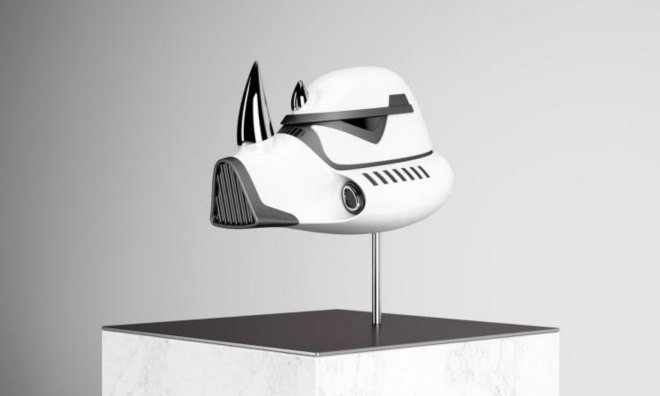 Blank William, star wars helmets for animals, star wars costumes, animal helmets, black metal helmets, star wars costumes, star wars design, art, star wars animales, star wars helmets, helmet design