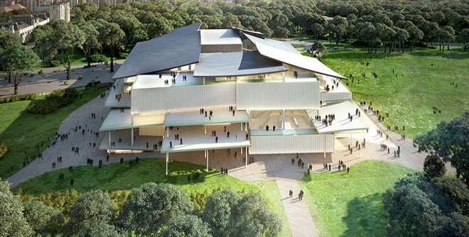 SANAA, Snøhetta, Budapest gallery, competition, public space, exhibition spaces, museum design, Sou Fujimoto, Kazuyo Sejima, Ryue Nishizawa