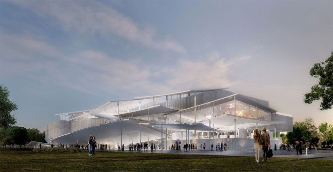 SANAA, Snøhetta, Budapest gallery, competition, public space, exhibition spaces, museum design, Sou Fujimoto, Kazuyo Sejima, Ryue Nishizawa