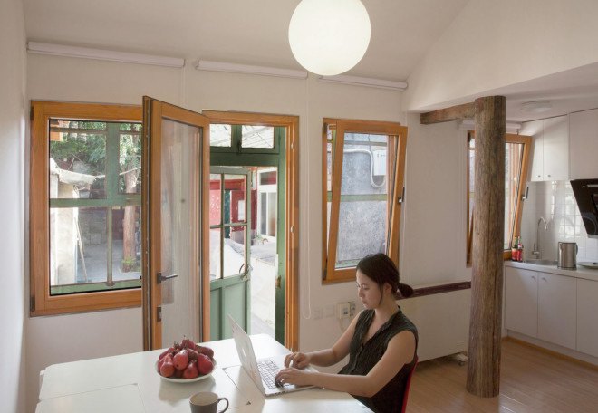 Plugin modular system, prefab architecture, prefab, The Dashilar Project, People's Architecture Office, green architecture, urban renewal, urban regeneration, prefab panels, China, Beijing