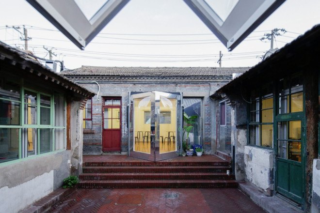 Plugin modular system, prefab architecture, prefab, The Dashilar Project, People's Architecture Office, green architecture, urban renewal, urban regeneration, prefab panels, China, Beijing