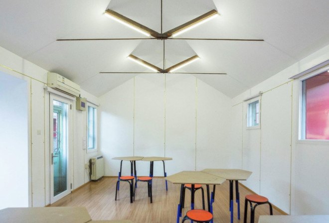 Plugin modular system, prefab architecture, prefab, The Dashilar Project, People's Architecture Office, green architecture, urban renewal, urban regeneration, prefab panels, China, Beijing