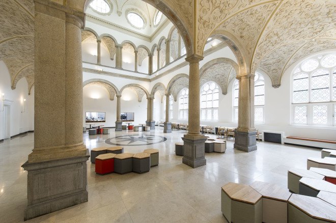 BK Architecten, TU Delft, green renovation, library renovation, ventilation system, acoustic performance, KREUK architectuur, Stephanie Gieles interieurontwerp, built-in furniture