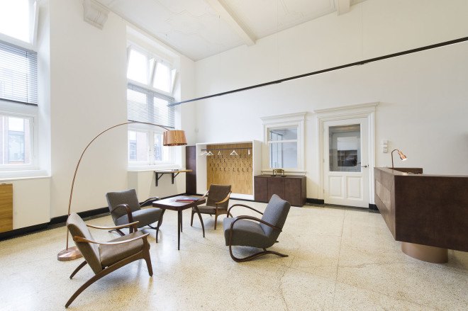 BK Architecten, TU Delft, green renovation, library renovation, ventilation system, acoustic performance, KREUK architectuur, Stephanie Gieles interieurontwerp, built-in furniture