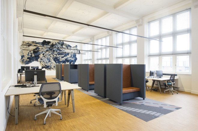 BK Architecten, TU Delft, green renovation, library renovation, ventilation system, acoustic performance, KREUK architectuur, Stephanie Gieles interieurontwerp, built-in furniture
