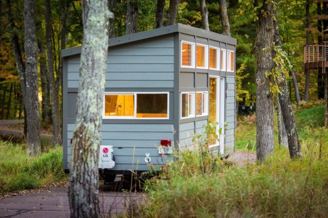 ESCAPE Traveler, ESCAPE Traveler XL, ESCAPE Homes, cedar lap siding, low e windows, composting toilet, solar power system, gray water system, rainwater collection system, tiny home, tiny home on wheels, portable tiny home,