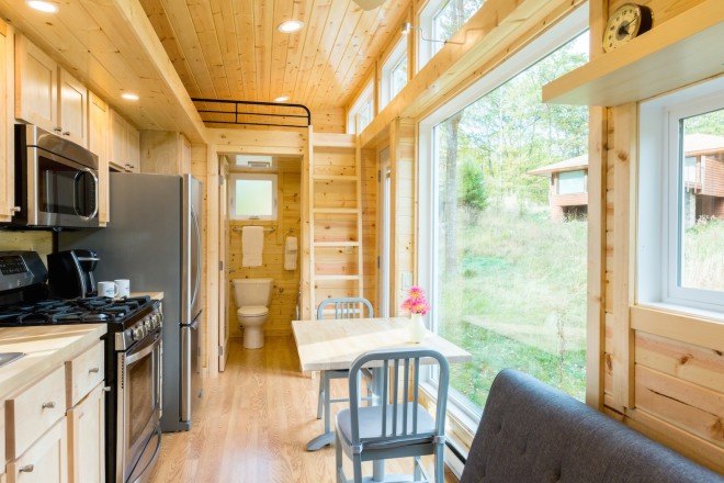 ESCAPE Traveler, ESCAPE Traveler XL, ESCAPE Homes, cedar lap siding, low e windows, composting toilet, solar power system, gray water system, rainwater collection system, tiny home, tiny home on wheels, portable tiny home,