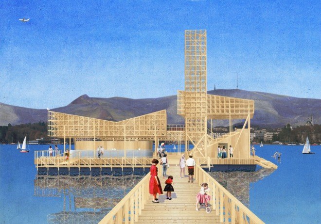 ETH Zurich, ETH Studio Emerson, Pavillon of Reflections, architecture, floating architecture, sustainable architecture, Manifesta 11, 6a Architects, student design, green design, floating cities, floating design, Studio Tom Emerson