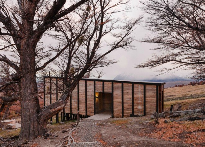 Felipe Assadi Architects, Awasi Hotel, Torres del Paine National Park, Patagonia hotels, timber hotels, timber cabins, Lake Sarmiento, Lake Sarmiento cabins, beech wood, wooden cabins, patagonia cabins, green design, wooden hotels, sustainable design