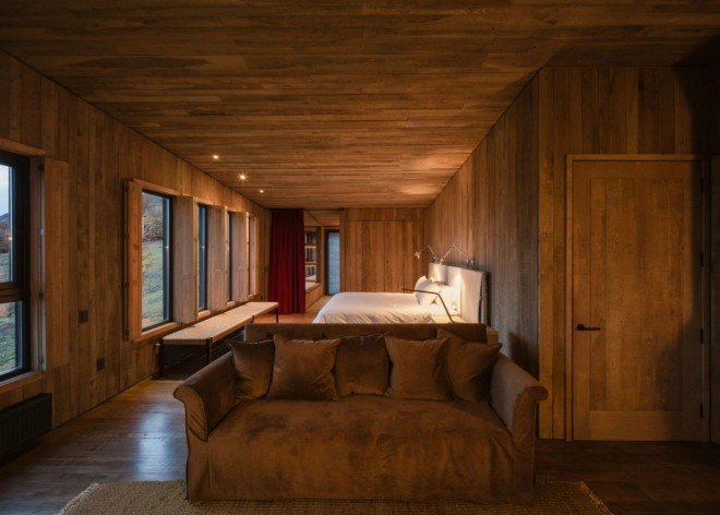 Felipe Assadi Architects, Awasi Hotel, Torres del Paine National Park, Patagonia hotels, timber hotels, timber cabins, Lake Sarmiento, Lake Sarmiento cabins, beech wood, wooden cabins, patagonia cabins, green design, wooden hotels, sustainable design