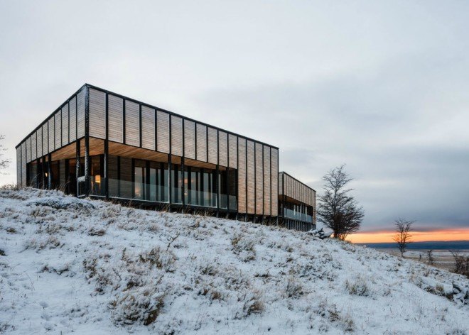 Felipe Assadi Architects, Awasi Hotel, Torres del Paine National Park, Patagonia hotels, timber hotels, timber cabins, Lake Sarmiento, Lake Sarmiento cabins, beech wood, wooden cabins, patagonia cabins, green design, wooden hotels, sustainable design