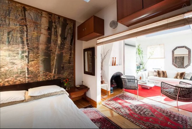 airbnb, andrea mitchell digital, andrea mitchell, greenwich village apartment, nyc studio apartment, tiny apartment, tiny apartment tips, small living, how to decorate small apartment, green design, eco design, sustainable design