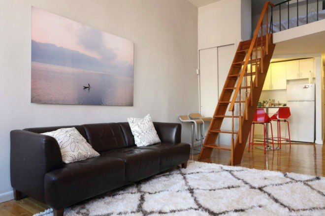 Airbnb nyc, airbnb greenwich village, greenwich village tiny apartment, tiny homes nyc, rentals nyc, architecture nyc, greenwich village apartments, tiny spaces nyc, small apartments nyc, green design, minimalist design nyc