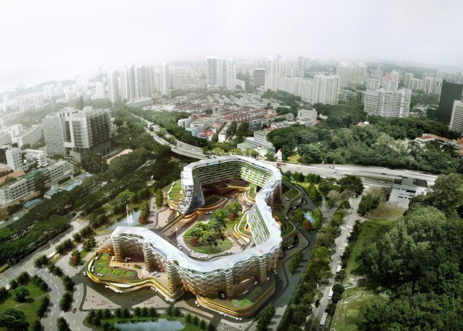 SPARK, SPARK studio, Homefarm by SPARK, retirement housing, urban farming, vertical urban farm, biomass power plant, vertical farm, aquaponics, rainwater collection, Singapore, live farm typology, mixed use,