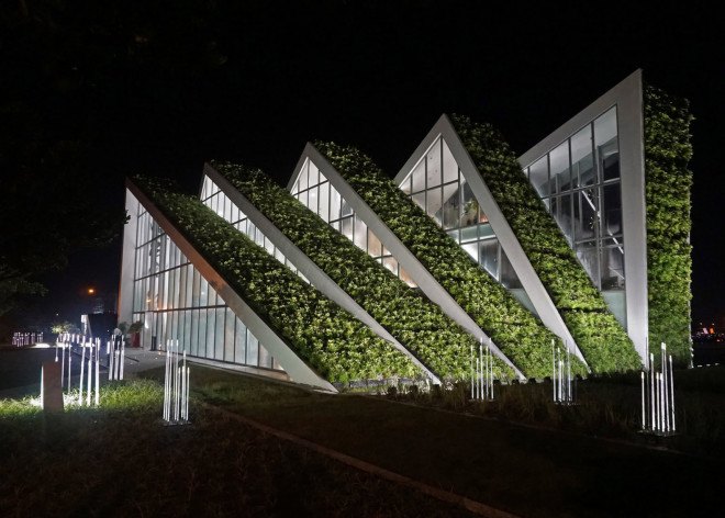 Hualien Wellness & Residential development, Taiwan, BIG, Bjarke Ingels Group, green roof, holiday home, active lifestyle, floor-to-ceiling windows, vernacular architecture, green architecture