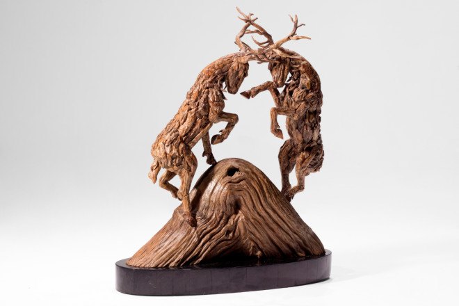 james doran-webb, driftwood, driftwood art, driftwood sculpture, animal sculpture, philippines art, sculptures, wooden sculptures, found materials, recycled materials