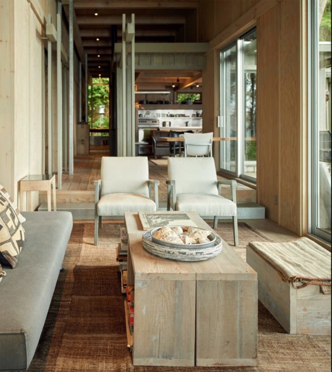 Jim Olson, Jim Olson's cabin, Ok Cabin, longbranch cabin, Olson Kundig Architects, archictecture, cabin design, log cabin, nature designs, nature inspired architecture, architects' home design, washington architecture, pugent sound cabin, cabin architecture, green design, sustainable design