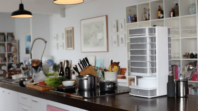 LIVIN Farms, desktop hive for edible insects, mealworms, sustainable meat, factory farming, edible insects, edible mealworms, eating bugs, Kickstarter,