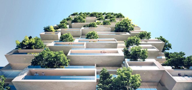 Bernard Nicod e Avni Orllati, Stefano Boeri Architetti, Bosco Verticale, Lausanne, Switzerland, La Tour des Cedres, La Tour des Cedres by Stefano Boeri Architetti, Vertical Forest, Vertical Forest Stefano Boeri Architetti, green skyscraper, vertical forest tower,